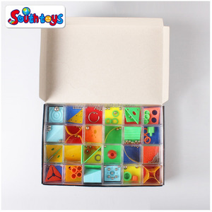 Juguetes promocionales para aliviar el estrés, rompecabezas de 1,5 pulgadas, Cubo de Mini laberinto - Product Image 4