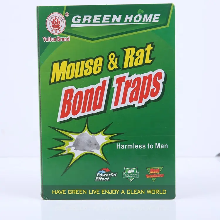 Super Mouse Glue Trap Board Eco Friendly Mouse Trap Paper Board Rat Glue And Glue Trap