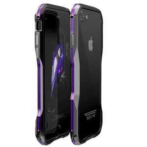 Luphie Luxury Shockproof Prismatic Shape Frame Built-in Metal Phone Case For iphone 8/8plus