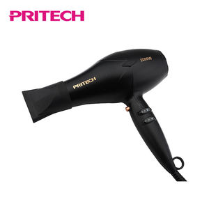 ไดร์เป่าผม PRITECH กำลังสูง ไอออนลบ น้ำหนักเบา 2 ระดับความเร็ว พร้อมหัวเป่าแบบไอออน สำหรับมืออาชีพ 50/60HZ วัสดุพลาสติก - Product Image 1