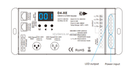 Skydance D4-XE dmx 512 RDM décodeur RGBW RVB 12V 36V 4 Canaux DMX512 LED contrôleur de bande