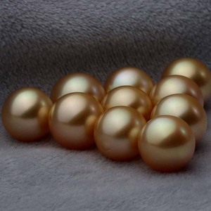 Perles rondes dorées de la mer du sud-<span class=keywords><strong>marine</strong></span>, grande taille 12-13mm, livraison gratuite - Product Image 4