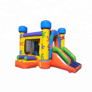 Đáng Yêu <span class=keywords><strong>CE</strong></span> Phê Duyệt <span class=keywords><strong>Inflatable</strong></span> Combo Slide, Lâu Đài <span class=keywords><strong>Bouncy</strong></span> <span class=keywords><strong>Inflatable</strong></span> Cho Trẻ Em Chơi - Product Image 1