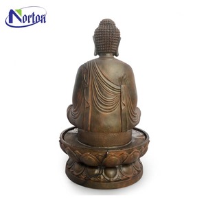 आउटडोर उद्यान मंदिर सजावट पीतल बुद्ध प्रतिमा बड़े बुद्ध कांस्य पानी के फव्वारे NTBFO-135Y - Product Image 2