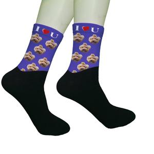 Pas de MOQ, chaussettes personnalisées avec <span class=keywords><strong>photo</strong></span>, chaussettes pour bébé, animal de compagnie, chien, enfants, chaussettes avec <span class=keywords><strong>photo</strong></span> - Product Image 6