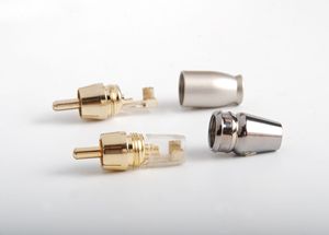 Tất Cả Các Kim Loại Hi End <span class=keywords><strong>RCA</strong></span> Nam Cắm Chất Lượng Cao <span class=keywords><strong>Adapter</strong></span> Âm Thanh Phono Mạ Vàng Jack Hàn Nối Cho AV Âm Thanh Video - Product Image 3