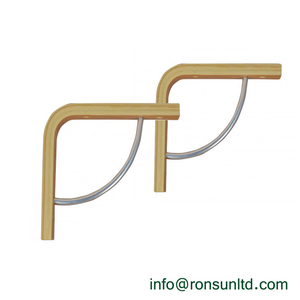 <span class=keywords><strong>Étagère</strong></span> murale en contreplaqué laminé robuste avec supports en bois - Product Image 5
