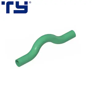 TY ECO-friendly Green Bridge Bend Fittings PPR 20-32 mm Bypass Bend Pipe Fittings PPR OVER BEND