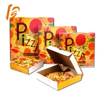 Boîte à Pizza en Carton avec Logo, emballage imprimé, vente en gros, bon marché