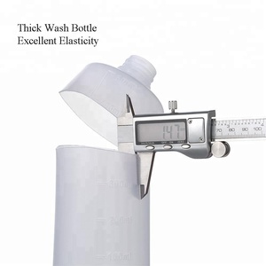 HAIJU 실험실 <span class=keywords><strong>LDPE</strong></span> 안전 짜기 씻어 병 공급 라벨 문신 액체 저장 급수 도구 좁은 입 500ml - Product Image 6