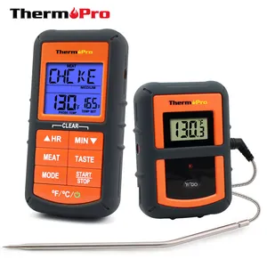 Thermoopro TP-07C无线远程数字烹饪食品肉类温度计用于烧烤烤箱厨房吸烟者烧烤温度计