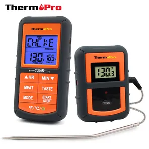 ThermoPro TP-07C אלחוטי מרחוק דיגיטלי בישול בשר מדחום צלייה תנור מטבח מעשן מנגל גריל מדחום