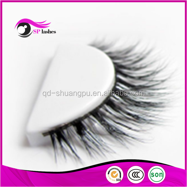 Doux Naturel Longtemps Réel Vison Cils Vison Faux Cils Bandes