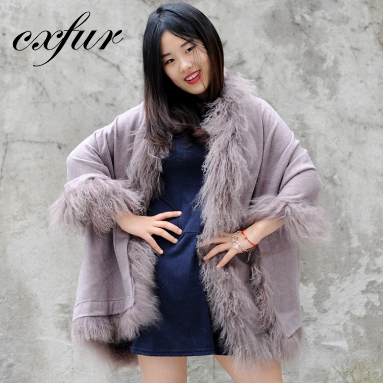 CX-B-P-01C Лидер продаж; Лиса подкладка из меха енота шаль шарф с кисточками