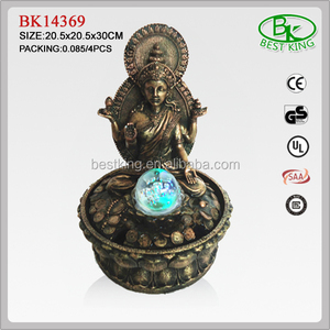 Resina <span class=keywords><strong>Buda</strong></span> de fuentes <span class=keywords><strong>con</strong></span> luz - Product Image 6