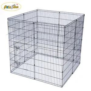 Metal Folding Adjustable Dogs Pet Exercise Playpen transport animal strong cage