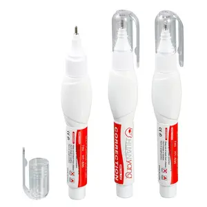 Correction Pen Wholesale Metal Head High Quality Correction Fluid Fast Drying Safe Non-toxic White Correction Pen