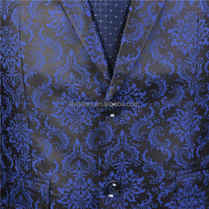 NA48 Abiti da Cerimonia con Motivo <span class=keywords><strong>Floreale</strong></span> per Uomo, Taglie 4XL 5XL, Vestiti Slim Fit per Feste e Balli di Gala - Product Image 6