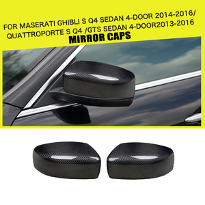 Vacío Ghibli de fibra de carbono espejo tapas para <span class=keywords><strong>Maserati</strong></span> Ghibli S Q4 <span class=keywords><strong>Quattroporte</strong></span> <span class=keywords><strong>GTS</strong></span> 14-16 - Product Image 2