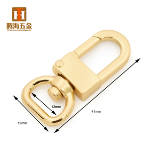 Fermoirs de homard à griffes pivotantes en alliage de zinc RTS Porte-clés crochets à ressort <span class=keywords><strong>fermoir</strong></span> <span class=keywords><strong>pivotant</strong></span> - Product Image 4