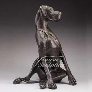 Statues de chiens lévriers en bronze de conception célèbre - Product Image 4