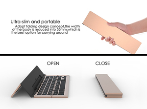 el último producto de venta portale moda teclado plegable teclado bluetooth inalámbrico ABS teclado BCM20730 keyboa inalámbrico - Product Image 3