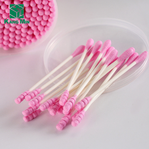 Kapas Wol Katun Warna-warni Organik Ujung Q Kertas Stik Kosmetik Kapas Penyeka - Product Image 6