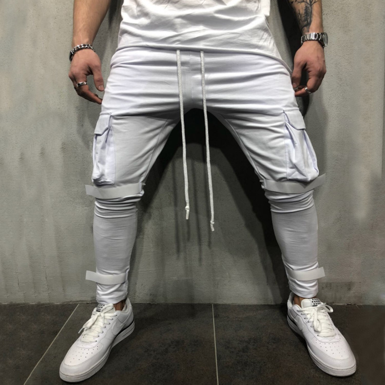 Quần Chạy Bộ Nhiều Túi Cho Nam, Quần Nỉ Tập GYM Nhiều Túi Chất Liệu Co Giãn Thoáng Khí Nhiều Màu Cơ Bắp