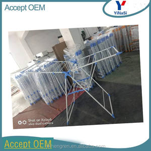 מתקפל רצפת עומד בגדי כביסה ייבוש מדפי ייצור - Product Image 5