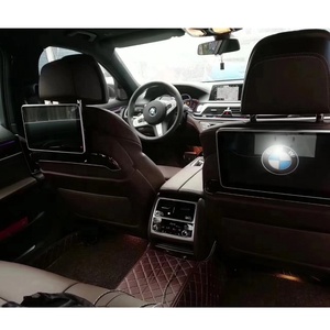 سيارة مسند الرأس بالمقعد وضع مشغل أسطوانات للسيارة لاعب مع شاشة تعمل باللمس ل BMW 1 3 4 5 X5 X6 سلسلة