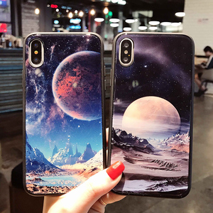 Wholesale High Quality <strong>Tempered</strong> <strong>Glass</strong> Cover for Cell Phone Fashionable Comics PC Phone <strong>Case</strong> for iPhone X 8 7 Plus - Product Image 4
