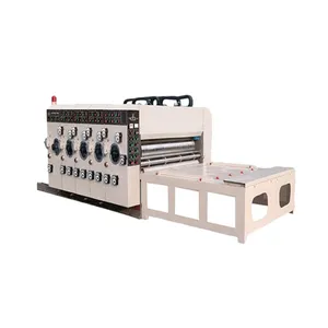 Corrugated cardboard/boxes/Chain Drive feeding automatic flexo printing machine with slotting