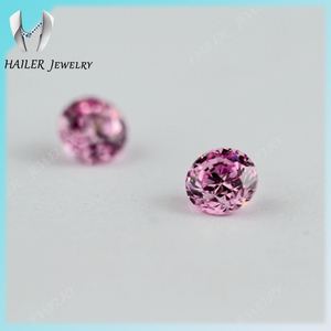 Venta caliente 5mm Rosa Roja Corte Redondo Piedras Preciosas Sintéticas - Product Image 3