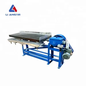 High recovery ratio lab shaking table with aluminum deck on separating silver