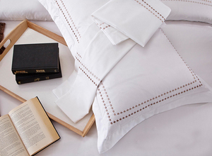 Housse <span class=keywords><strong>de</strong></span> <span class=keywords><strong>couette</strong></span> brodée personnalisée, 400TC, King size - Product Image 3