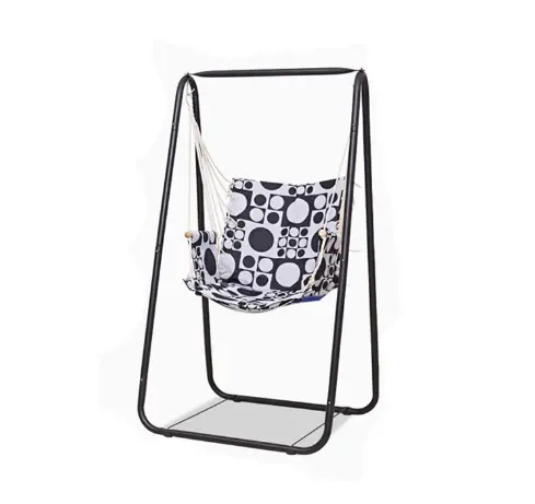 Outdoor Hängematten stuhlst änder aus Stahl mit Polyester kissen Hängematten schaukel stuhl