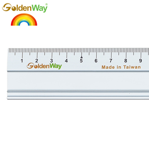 30 cm 및 45 cm 맞춤형 프로모션 실크 인쇄 측정 베벨 알루미늄 금속 스케일 눈금자