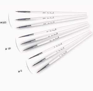 Pennello <span class=keywords><strong>per</strong></span> <span class=keywords><strong>Pittura</strong></span> a <span class=keywords><strong>Olio</strong></span> con Manico in Legno e Setole in Nylon, 3 Misure, Prodotto in Fabbrica a Zhejiang - Product Image 2