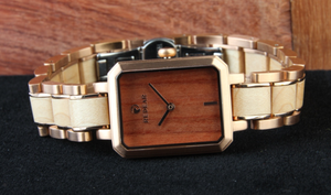 2018 all'ingrosso quadrato <span class=keywords><strong>in</strong></span> acciaio inox <span class=keywords><strong>in</strong></span> laici orologio di <span class=keywords><strong>legno</strong></span> orologio <span class=keywords><strong>da</strong></span> polso per le donne. Reloj de madera... - Product Image 3