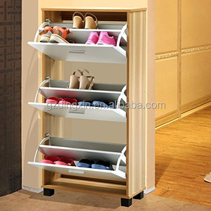 Armoire <span class=keywords><strong>à</strong></span> <span class=keywords><strong>chaussures</strong></span> en bois élégante moderne <span class=keywords><strong>à</strong></span> 2 niveaux ou <span class=keywords><strong>à</strong></span> 3 niveaux <span class=keywords><strong>à</strong></span> double couche (DX-8608) - Product Image 5