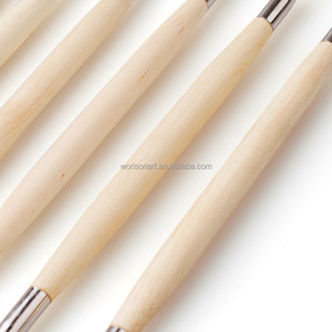 7 unids/<span class=keywords><strong>set</strong></span> de cerámica de arcilla de polímero de escultura mano cincel de carpintería fabricación de herramientas - Product Image 6