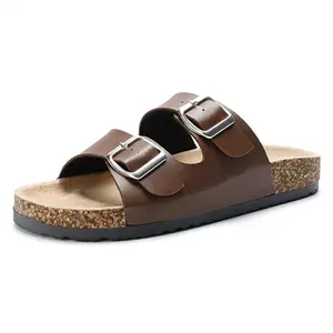 Hot Selling New Arrival Style Comfortable Cork Sole Sandals Cheap Men Summer Fashionable Custom Color Unisex Sandals Men