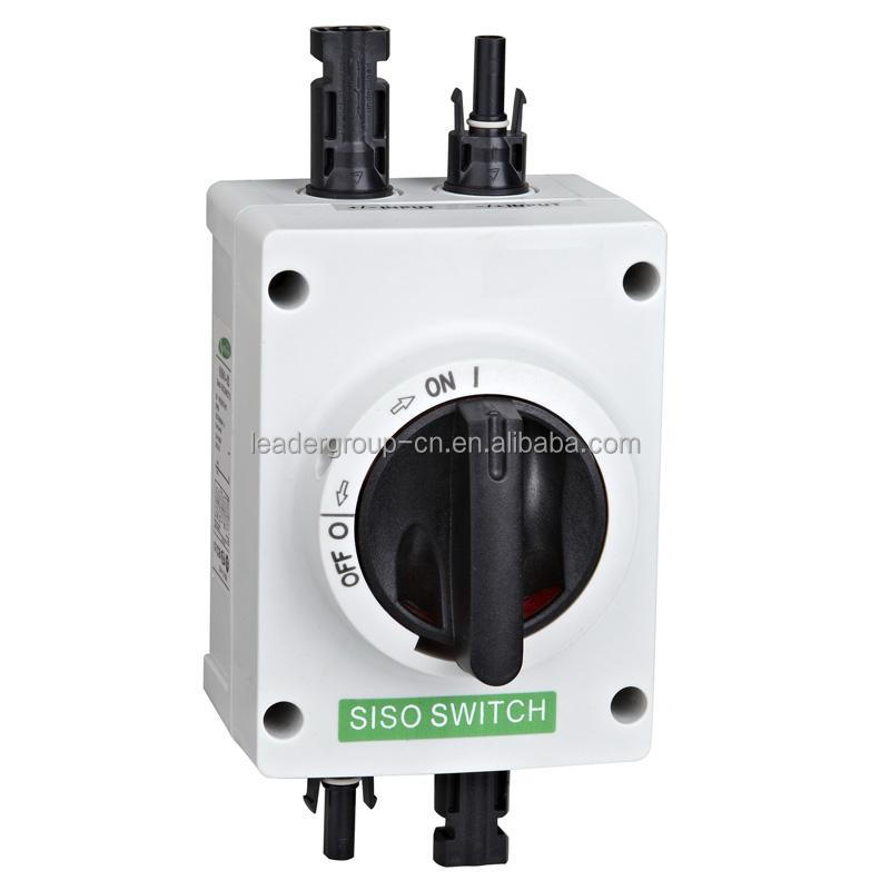 Выключатель постоянного тока SISO для фотоэлектрических систем