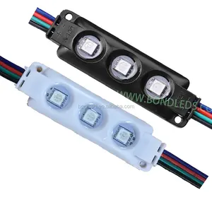 Addressable rgb pixel led module 5050 led module 3led black rgb led module light box led lifi technology