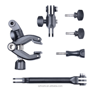The Jam Adjustable Music Mount Guitar Bass Violin Mic Stand untuk Kamera GoPro Hero HERO4 Session /4 /3+ /3 /2 /1/xiaomi/