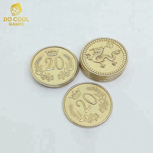 Monete finte in metallo personalizzate di buona qualità per giochi da tavolo - Product Image 5