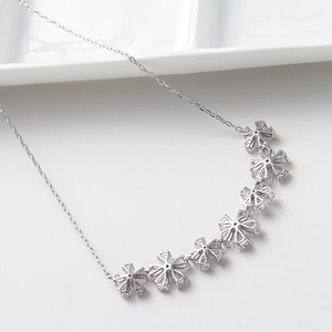 Teemi gros de haute qualité 2015 Low MOQ Mode plaqué rhodium Effacer CZ Flower Collier ras du cou pour les femmes - Product Image 3