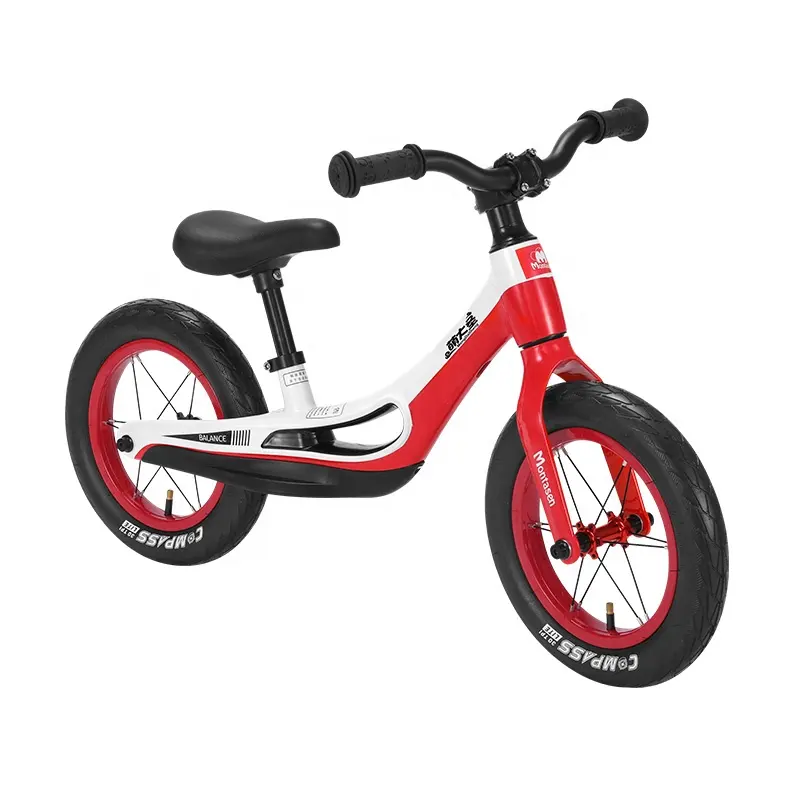 Montasen M-F809 Magnesium Alloy 12 inch Balance Bike Wholesale New Design Ready to Ship Factory Balance Bike Ride on Bike