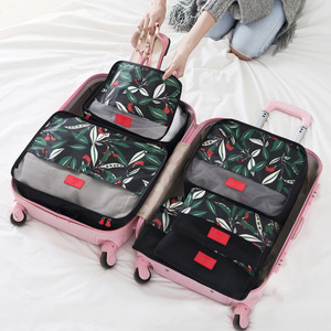 Emballage Cube Durable 6 Pièce Bagages Organisateur Ensemble avec Fantaisie Motif Choix Judicieux pour <span class=keywords><strong>Voyage</strong></span> - Product Image 2