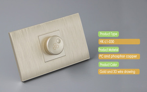 ESCULTOR DIMMER UL ventilador de techo material ligero Aluminio estándar Americano toma de interruptor giratorio - Product Image 3